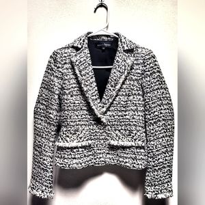 Nanette Lepore Women's Tweed Blazer Jacket